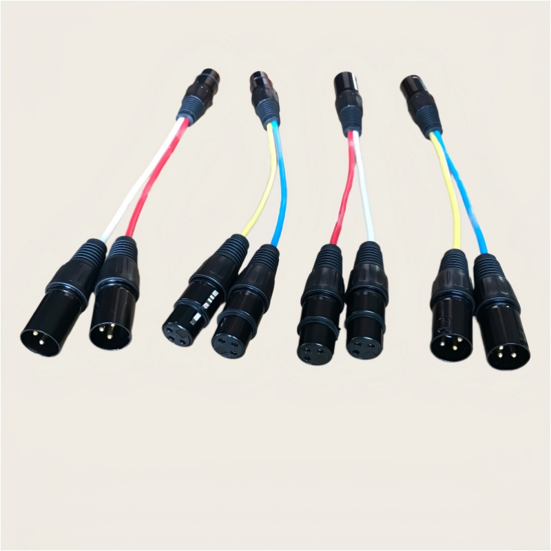 Audio Splitter Y - Divisor em Y XLR de Áudio