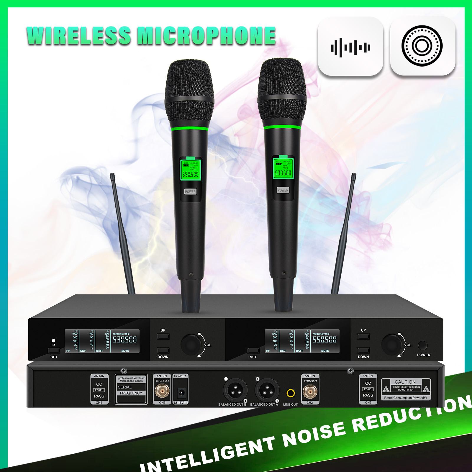 Shure Mic Sm58 - Sistema de Microfone Sem Fio UHF