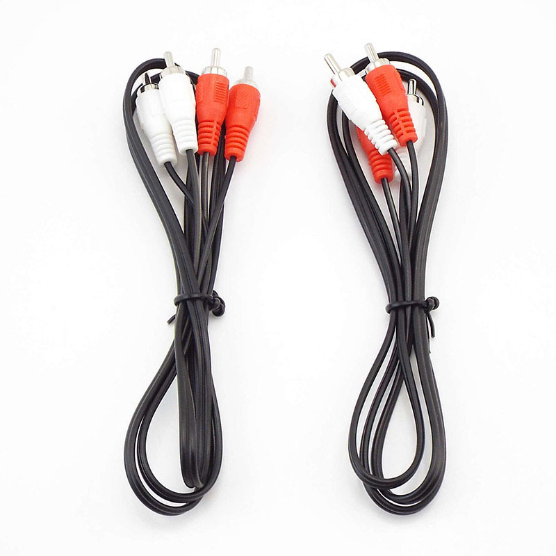Audio Splitter Y - Cabo de Áudio Estéreo 2RCA Macho