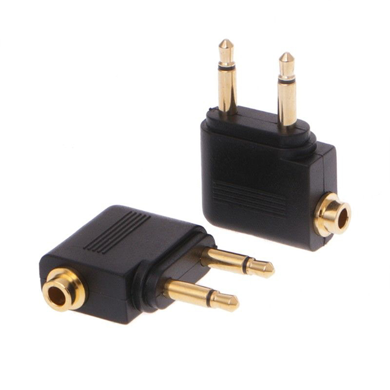 1pc ouro niquelado avião de ar - Earphone Splitter Jack avaliação e preço