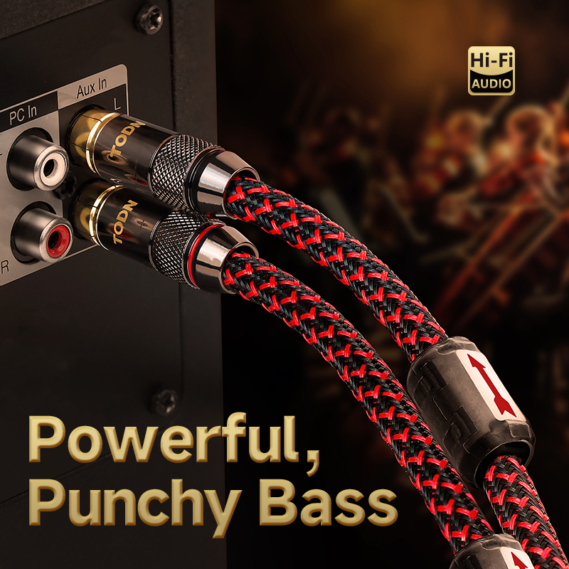 TODN -macho para macho cabo de - Audio Splitter Y avaliação e preço