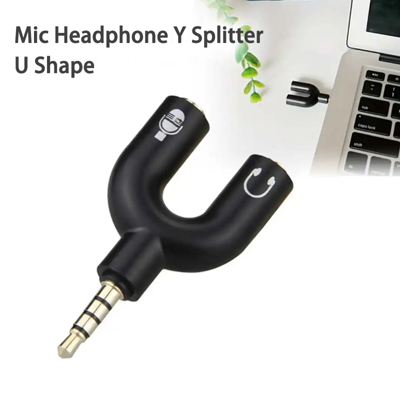 Adaptador de microfone divisor - Earphone Splitter Jack avaliação e preço